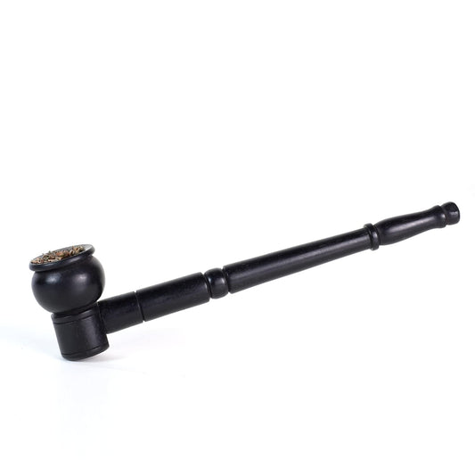 Classic Vintage Tobacco Smoking Black Bowl Pipe