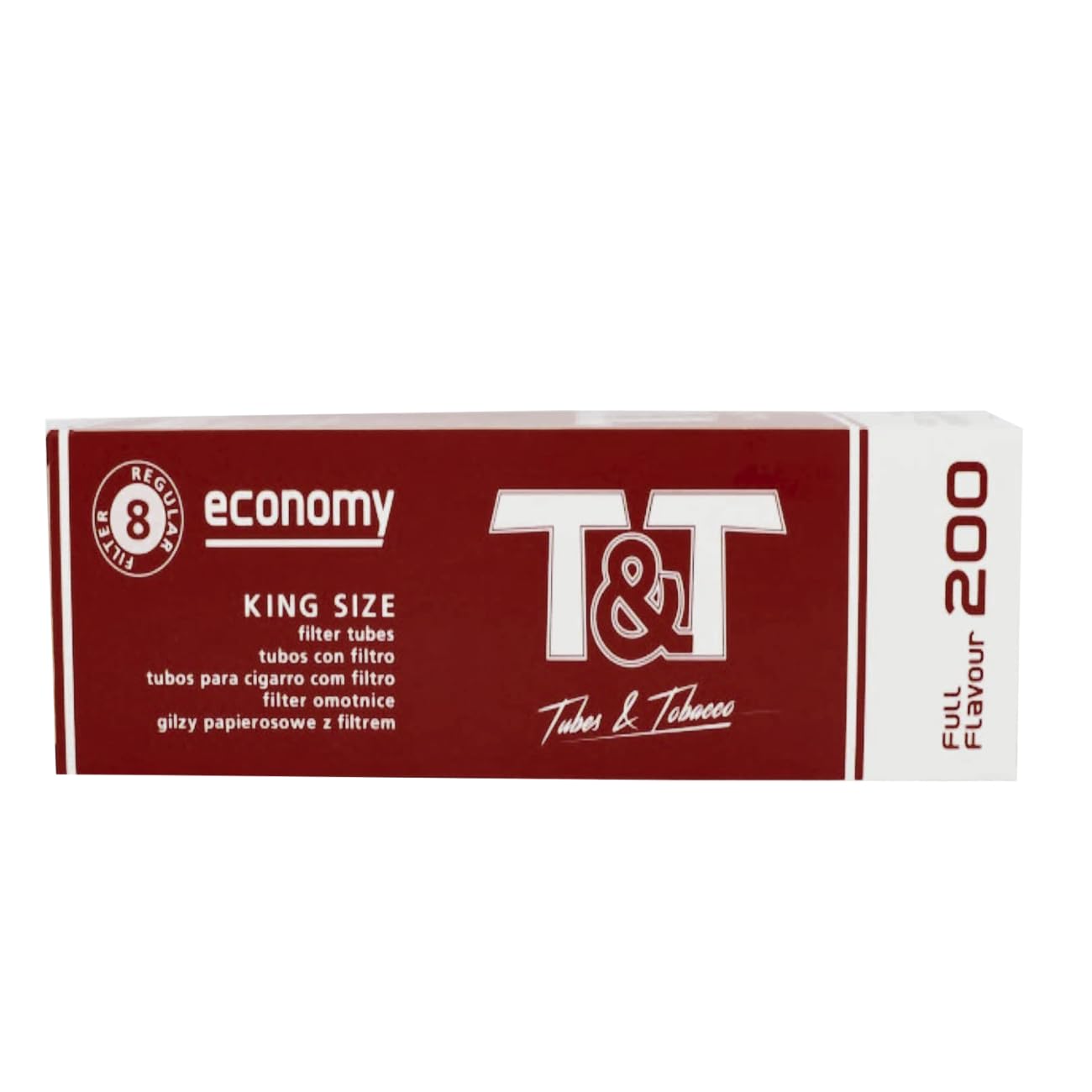 Premium Cigarette Filter Tubes 84 mm Tube Length With 24 mm Filter(200 count)