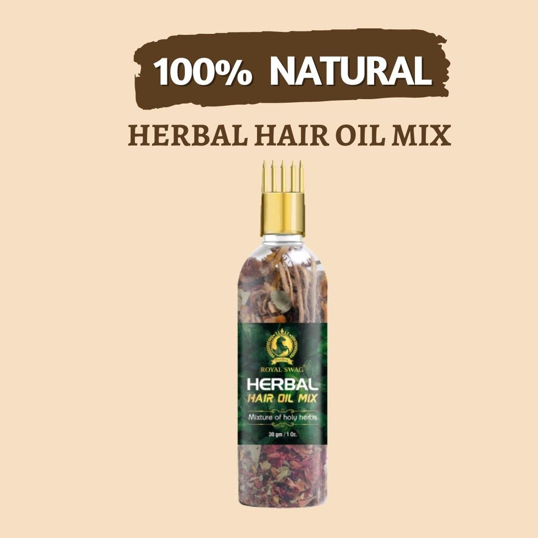Herbal Hair Oil Mix of Vital Herbs Dried Hair Oil Mixture Essential Herbs for Thick Long Hair (10 gram) for Hair Nourishment (Pack Of 2)