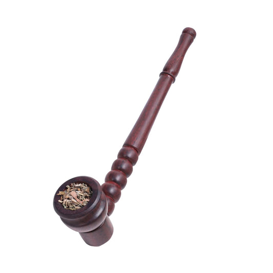 Classic Vintage Tobacco Brown Bowl Pipe (Brown) | Hard Wood Material