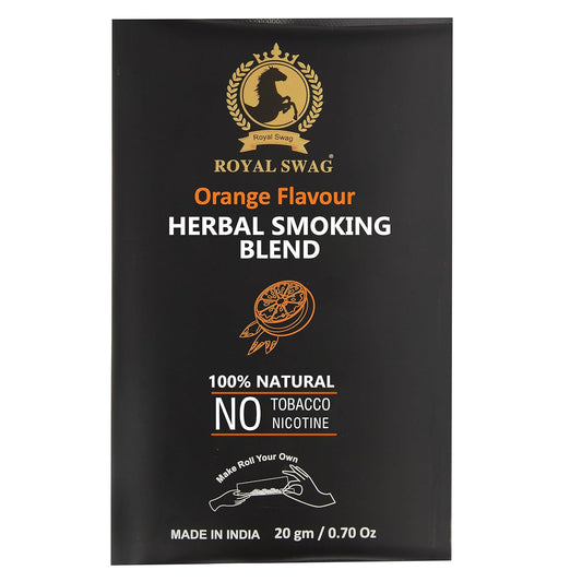 100% Nicotine & Tobacco Free Smoking Mixture(20 gram) | Orange Flavor