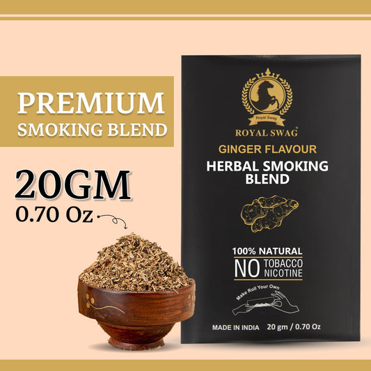 100% Nicotine & Tobacco Free Smoking Mixture(20 gram) | Ginger Flavor