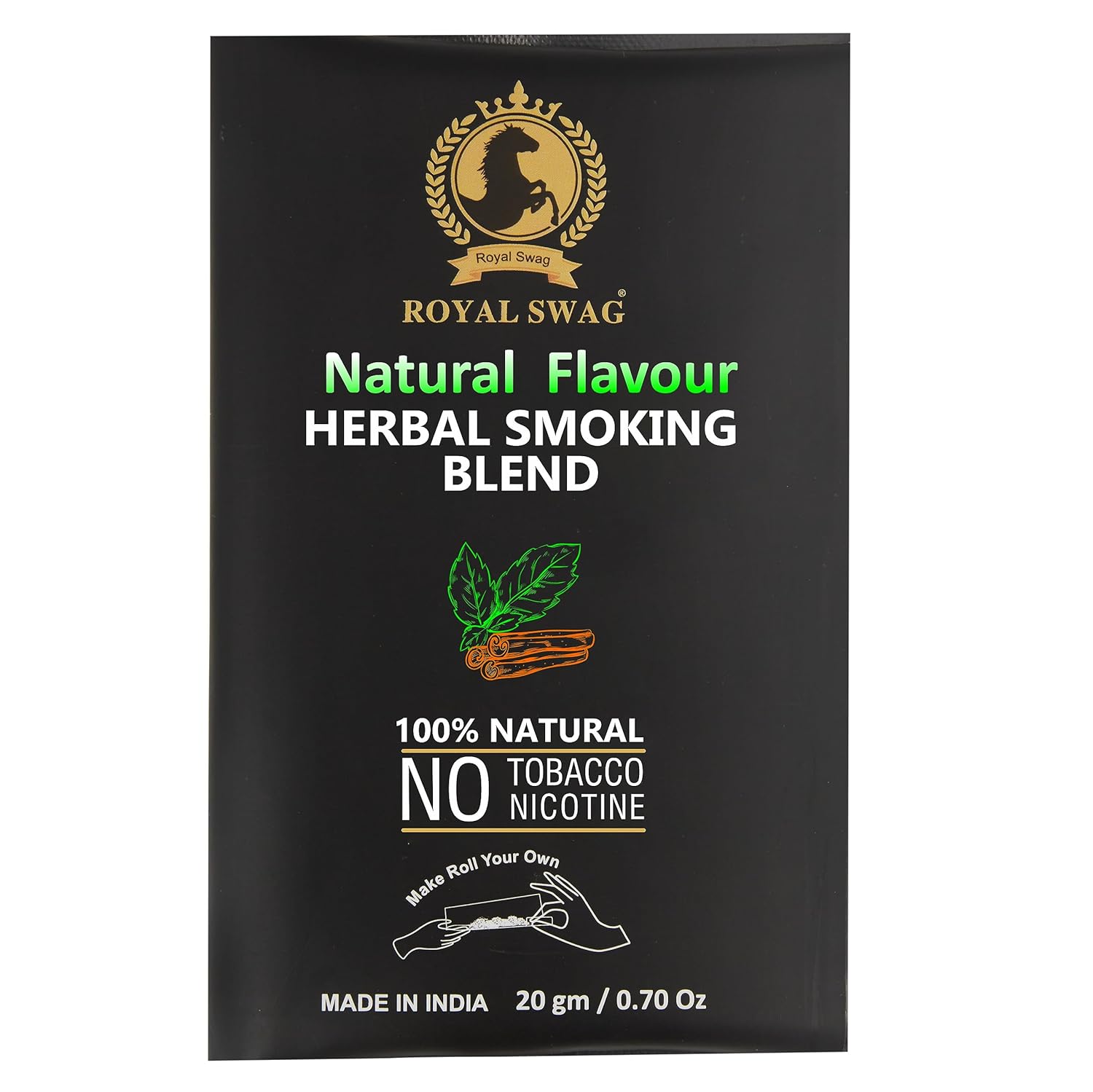 100 natural tobacco 100% Nicotine & Tobacco Free Smoking Mixture(20 gram) 100 natural tobacco 100% Nicotine & Tobacco Free Smoking Mixture(20 gram)