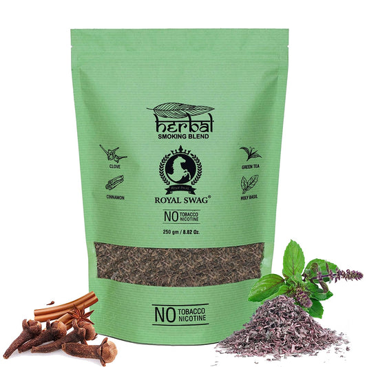 100% Tobacco Free & Nicotine Free Herbal Smoking Mixture Blend 250 gram