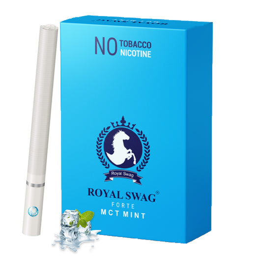 Royal Swag Ayurvedic Herbal Mint Flavoured (MCT) Cigarettes - 20 Sticks
