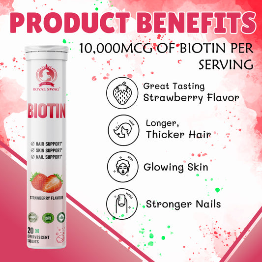 Biotin Effervescent Tablet 20 Pcs Pack