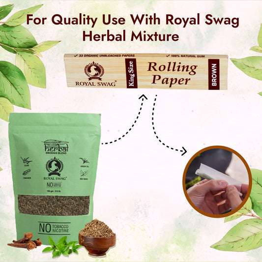 Tobacco & Nicotine Free Herbal Smoking Blend - 1 Pack (3.5 Oz/ 100G)