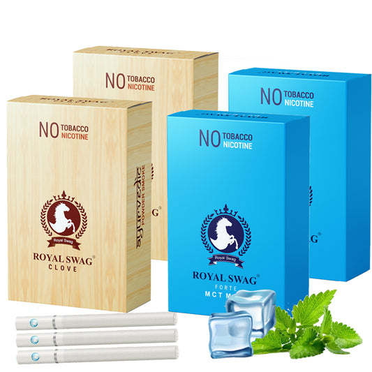 Ayurvedic Herbal Clove + Mint Flavor Cigarettes (20 + 20 Sticks)