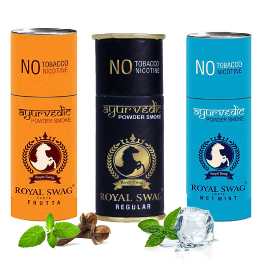 Herbal Cigarette Combo Pack of Regular, Mint and Frutta Flavour (5 Stick Each) | 15 Sticks