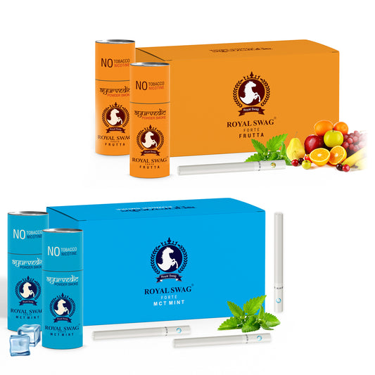 Ayurvedic Herbal Frutta + Mint Flavor Cigarettes 25 + 25 Sticks