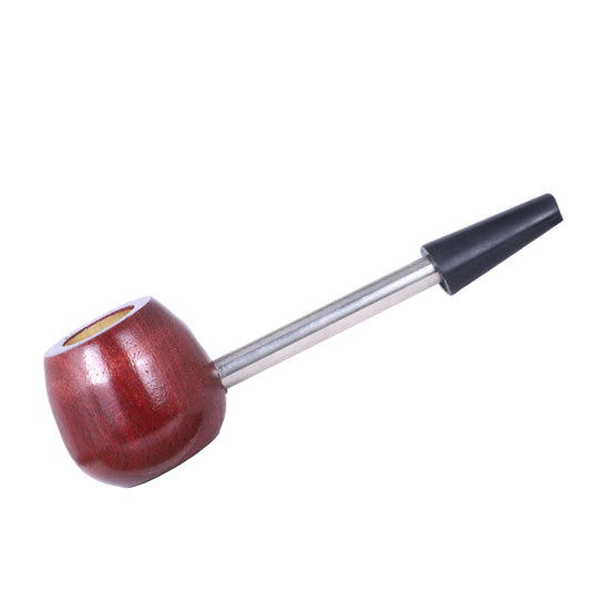 Wooden Steel Pipe Durable Handmade Classic Retro Sailor Pipe