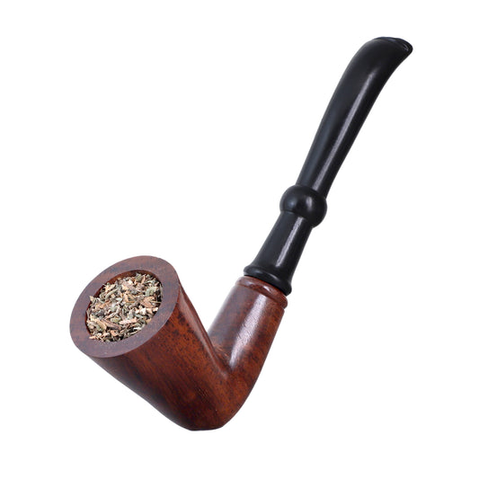 Italian Style Dublin Tobacco Smoking Pipe - 7 Inch + Removable Pipe