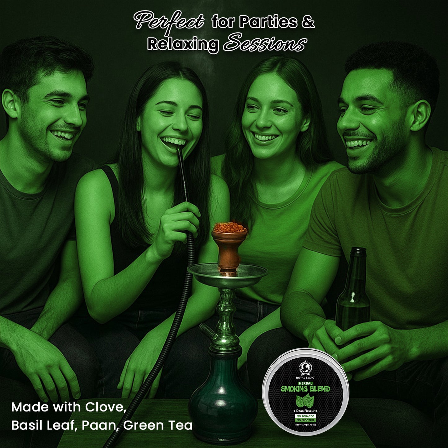 Ayurvedic Herbal Mixture Smoking Blend PAAN FLAVOUR (30 g/1.0 oz Container)