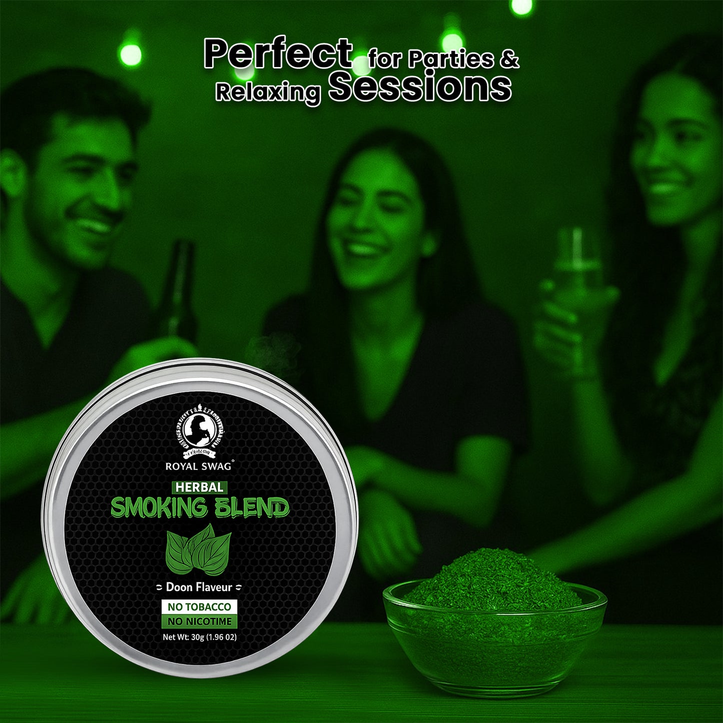 Ayurvedic Herbal Mixture Smoking Blend PAAN FLAVOUR (30 g/1.0 oz Container)