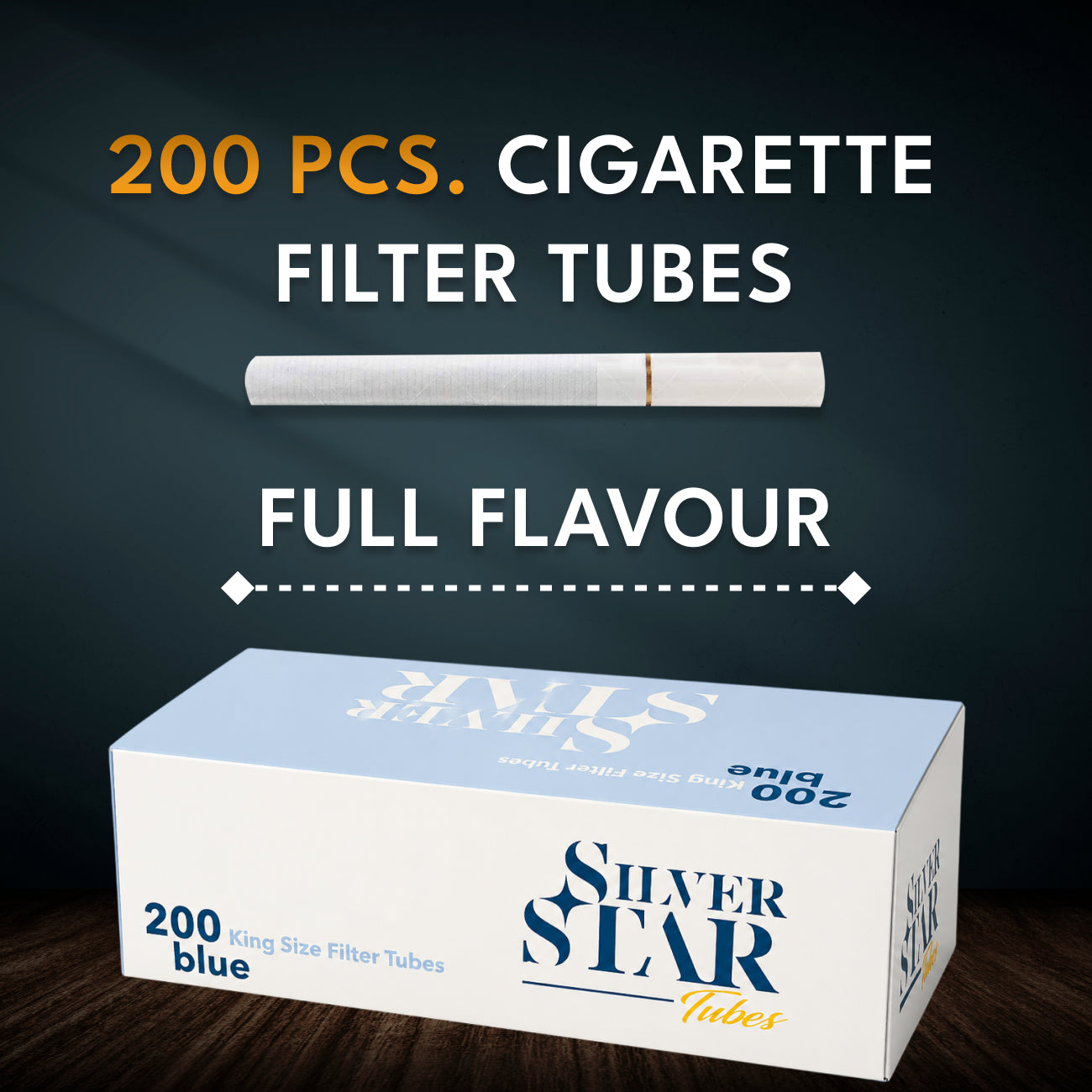White Cigarette Filter Tubes 84 mm Tube Length Plus 24 mm Filter Length (200 Count)