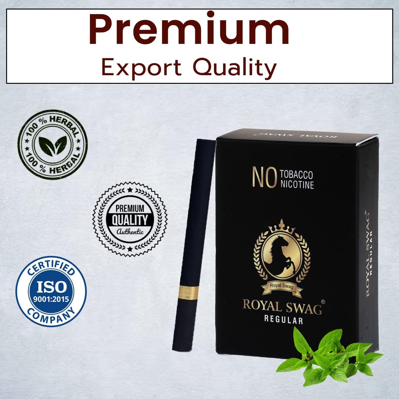 Ayurvedic & Herbal Cigarette, Clove Smoke Nicotine Free & Tobacco Free Cigarettes - (100 Sticks)