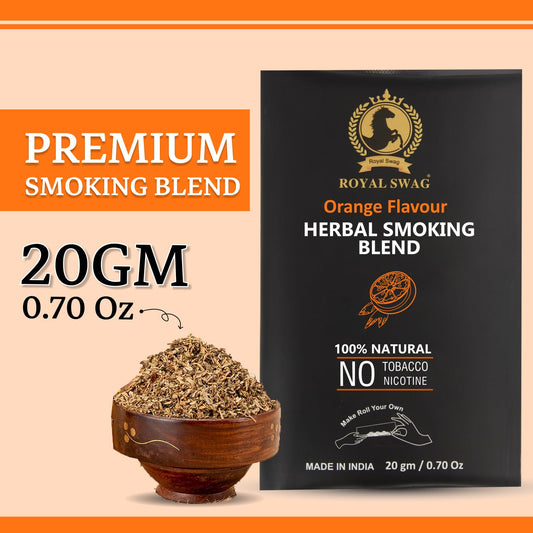 100% Nicotine & Tobacco Free Smoking Mixture(20 gram) | Orange Flavor