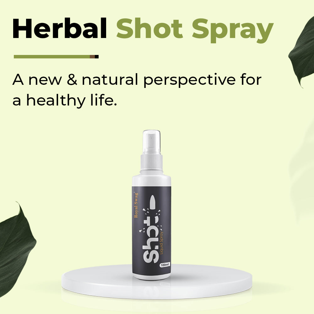 Ayurvedic Herbal Liquid Shot Anti Addiction Mouth Spray 100 ml