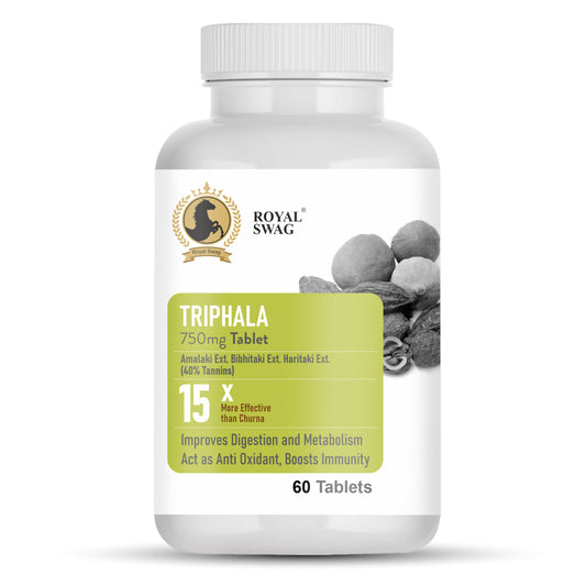 Ayurvedic Triphala Tablets 750 Mg(60 Tablets) Herbal Supplement