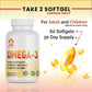 Omega 3 Fish Oil Tablets - High Potency - 60 Pcs pack
