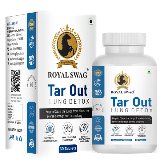 Tar Our Lung Cleanse and Detox Tablet 60 Pcs Pack
