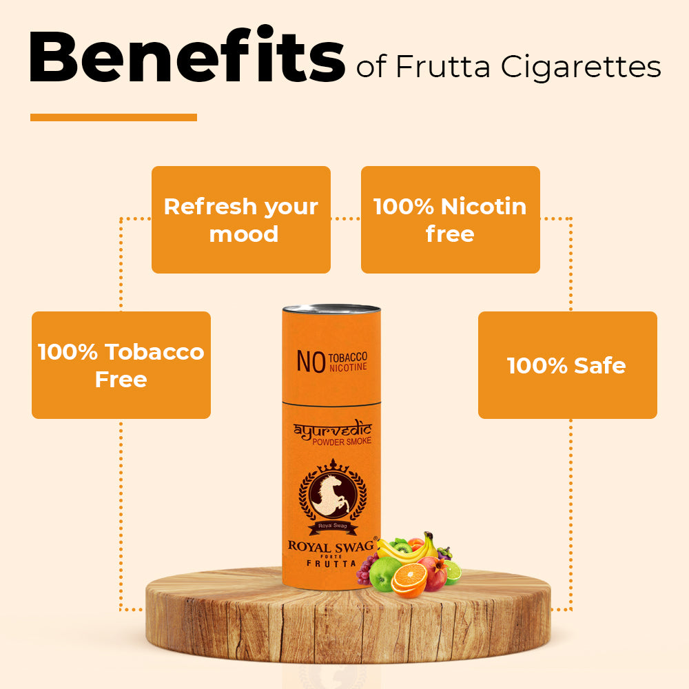 Ayurveda Herbal Cigarettes Frutta Flavoured 05 Sticks Packet