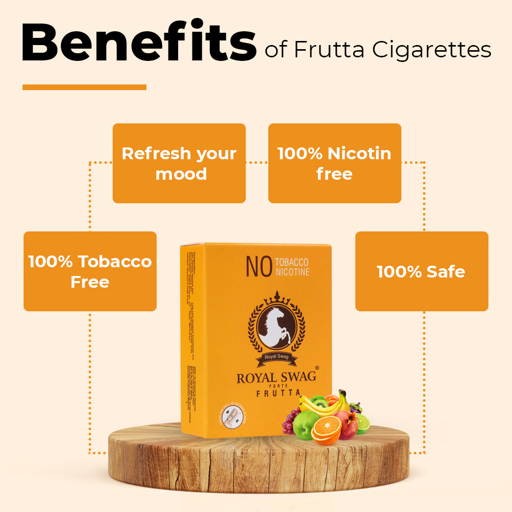 Ayurveda Herbal Cigarettes Frutta Flavoured 10 Sticks Packet