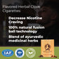Ayurvedic Herbal Long Filtered Bidi Smoke (Pack of 5 X 20 Bidi Sticks Per Pack) With 1 Shot | 100 Sticks