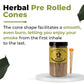 Pre Roll Cones With 1 Filter Tip Natural, GMO-Free and Gluten-Free (Jar Of 100 Pieces)