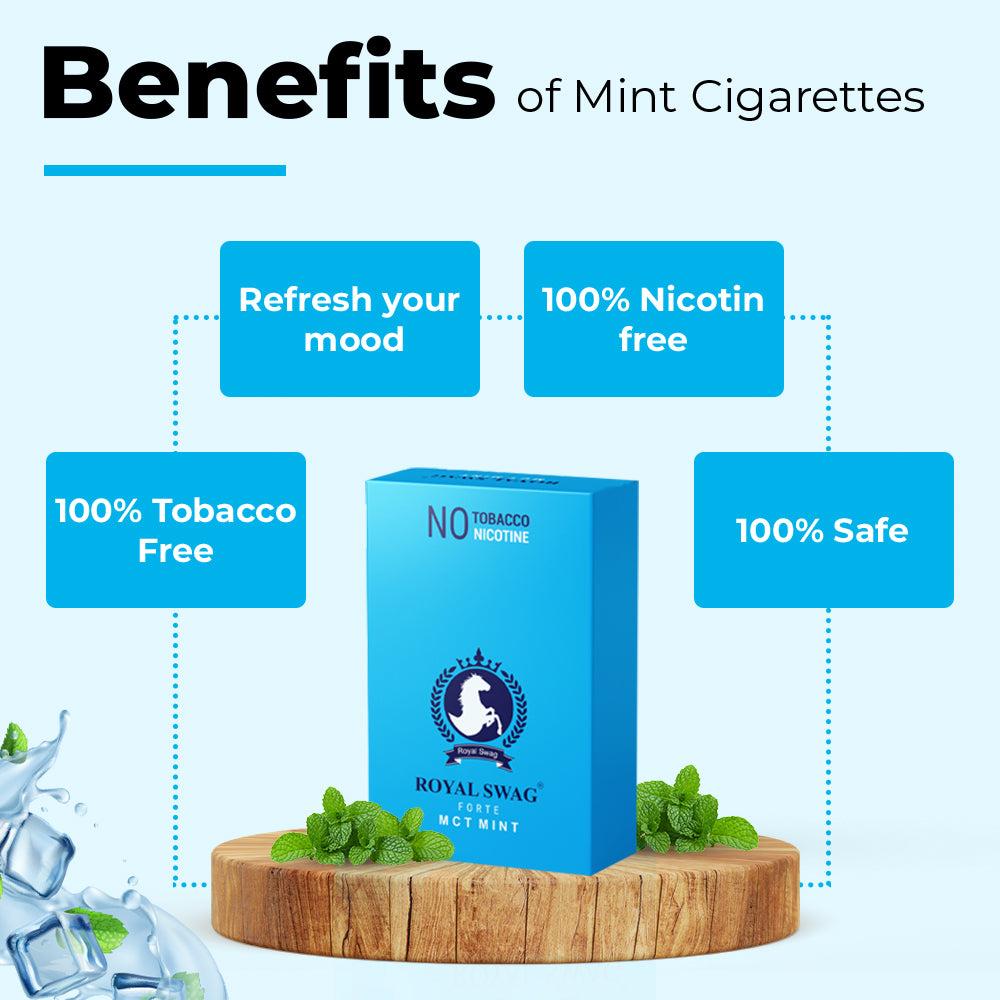 Regular and Mint Flavor Herbal Cigarettes - 20 Sticks