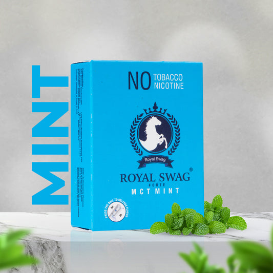 Royal Swag Ayurvedic Herbal Mint Flavoured (MCT) Cigarettes - 20 Sticks