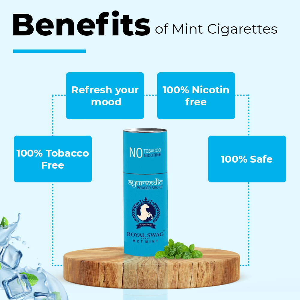 Herbal Cigarette Combo Pack of Regular, Mint and Frutta Flavour (5 Stick Each) | 15 Sticks