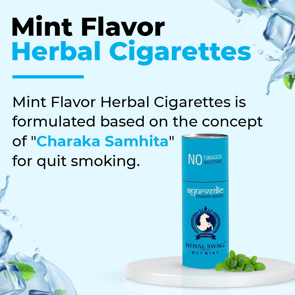 Herbal Cigarette Combo Pack of Clove and Mint Flavour (25 Stick Each) Nicotine Free & Tobacco Free | 50 Sticks