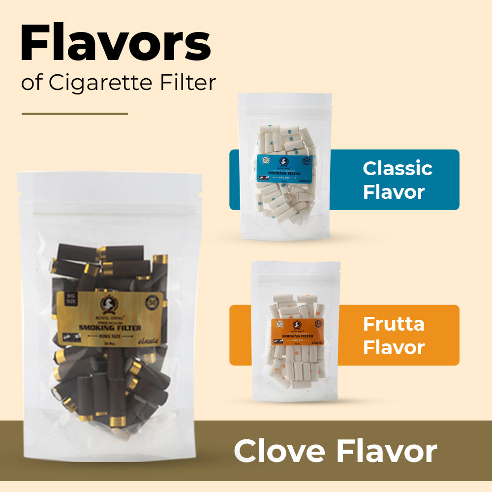 Smoking Filter Buds(Pack Of 50 Pieces) Clove Flavour 20 MM * 07 MM