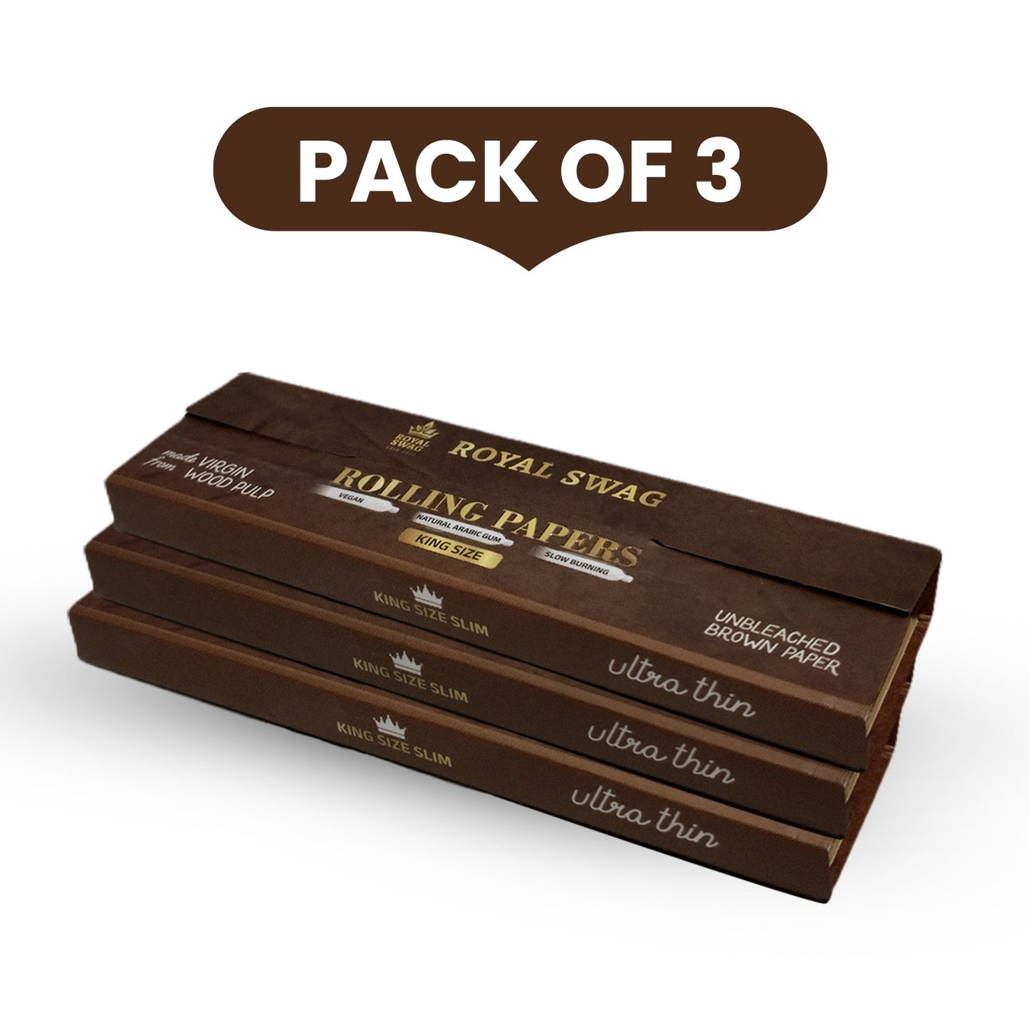 ROYAL SWAG Rolling Papers with Tips – 33 Leaves + 33 Filter Tips Combo Pack | Smooth Burn, Easy Roll | Premium Rolling Paper Kit
