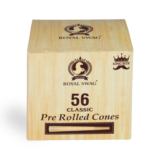 Natural Pre Rolled Cones GMO-Free and Gluten-Free (Pary Pack) Box of 56 Pieces