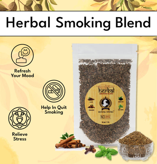 Tobacco & Nicotine Free Smoking Mixture Herbal Smoking Blend(1 oz/ 30 g)