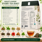Royal Swag Lung Cleanse Herbal Tea – Ayurvedic Lung Detox Tea with Tulsi & Mulethi | Respiratory Support Tea | 20 Tea Bags