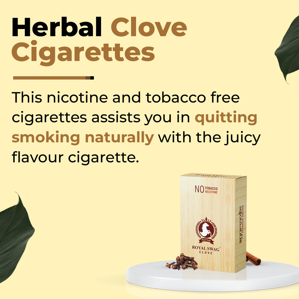 Herbal Cigarettes 40 Sticks - 04 Flavour(Clove, Frutta, Mint, Regular)