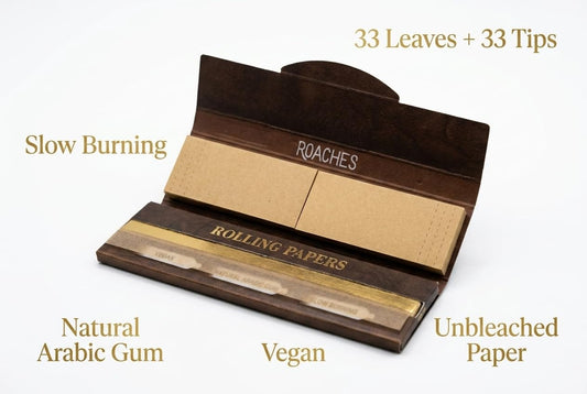 ROYAL SWAG Rolling Papers with Tips – 33 Leaves + 33 Filter Tips Combo Pack | Smooth Burn, Easy Roll | Premium Rolling Paper Kit