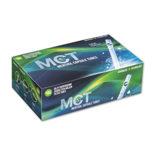 Mct Menthol Capsule Tube Click Filter Mint Tubes 20 mm Filter Cigarette Tubes